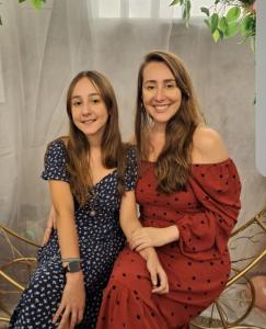 Juliana e sua filha